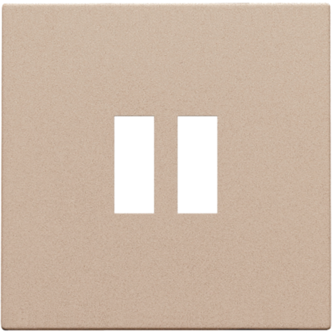 [NK157-68001] Set de finition double chargeur usb-a Niko Pure