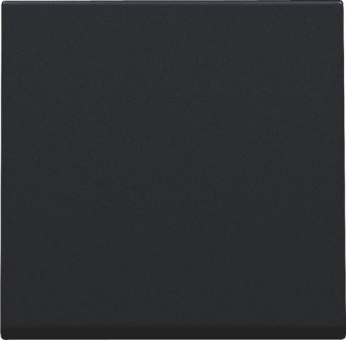 Set de finition interrupteur électronique ou bouton-poussoir steel black coated Niko Home Control