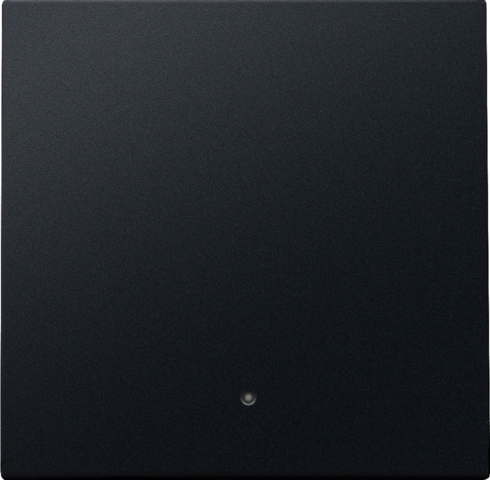 Set de finition avec lentille pour interrupteur/bouton électron. black coated steel black coated Niko Home Control