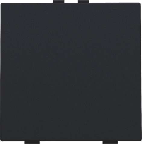 Bouton-poussoir simple pour niko home control steel black coated Niko Home Control