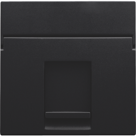 [NK161-65100] Enjoliveur data 1x rj steel black coated Niko Pure