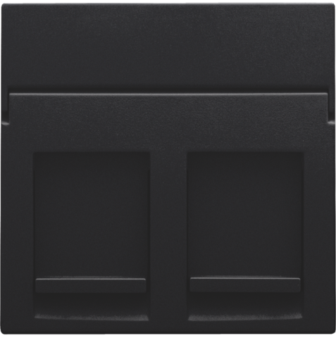 Enjoliveur data 2x rj steel black coated Niko Pure