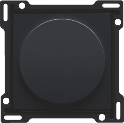 Set de finition 0-1-2 pour interrupteur rotatif pour moteurs steel black coated Niko Pure