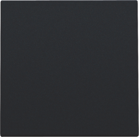 Set de finition avc sortie de câble pr cache-trou avc serre-fil steel black coated Niko Pure