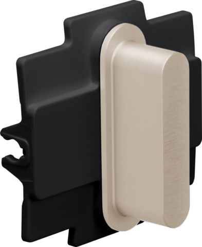 Niko rocker pour des fonctions d'interrupteur simple steel champagne coated Niko Rocker