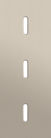 Plaque triple v71 pr 3 commut smpl,niko rocker steel champagne coated Niko Rocker