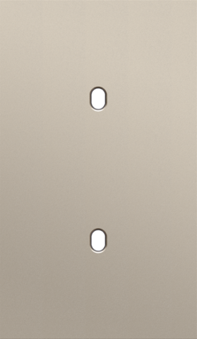 Plaque dbl v60 pr 2 commut smpl,niko toggle steel champagne coated Niko Toggle