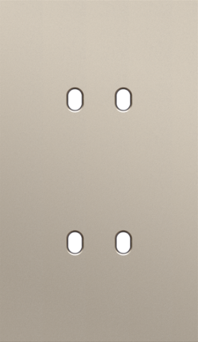 Plaque dbl v60pr 2 commut dbl ,niko toggle niko toggle steel champagne coated Niko Toggle