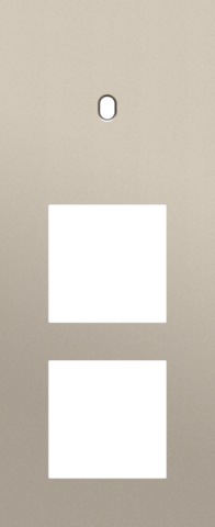 Plaque trpl v60 pr commut smpl + fct,niko toggle steel champagne coated Niko Toggle