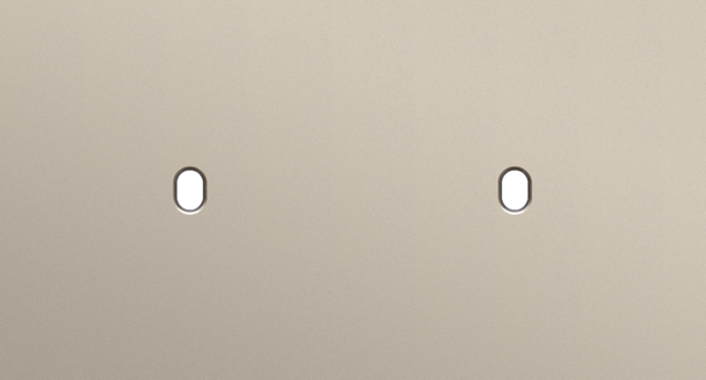 Plaque dbl h71 pr 2 commut smpl,niko toggle steel champagne coated Niko Toggle