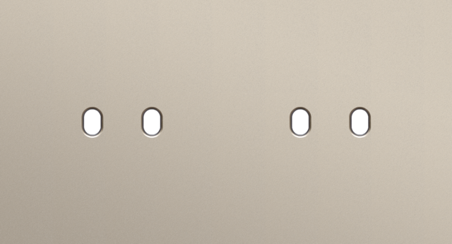 Plaque dbl h71pr 2 commut dbl ,niko toggle niko toggle steel champagne coated Niko Toggle