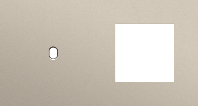 Plaque dbl h71 pr commut smpl + fct,niko toggle steel champagne coated Niko Toggle