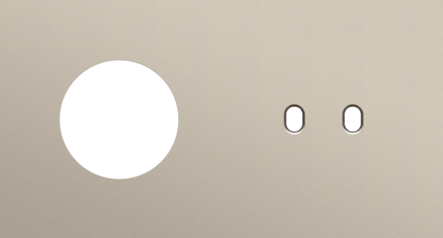 Plaque dbl h71 pr 1 prise + 1 commut dbl,niko toggle steel champagne coated Niko Toggle