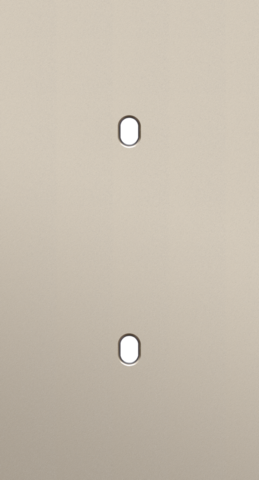 Plaque dbl v71 pr 2 commut smpl,niko toggle steel champagne coated Niko Toggle