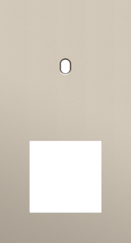 Plaque dbl v71 pr commut smpl + fct,niko toggle steel champagne coated Niko Toggle