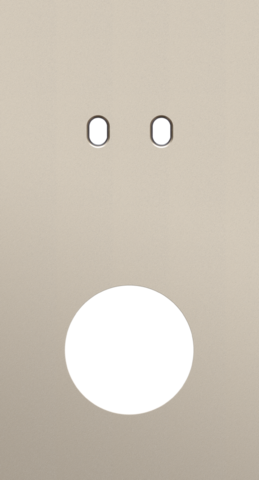 Plaque dbl v71 pr 1 commut dbl + 1 prise,niko toggle steel champagne coated Niko Toggle