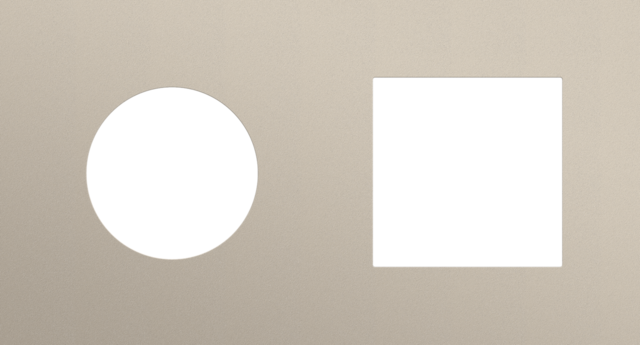 Plaque dbl h71 pr prise + fct,niko r&t steel champagne coated