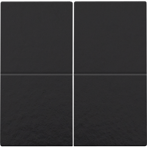 Clé double, pour variateur sans fil Bakelite® piano black Niko Pure