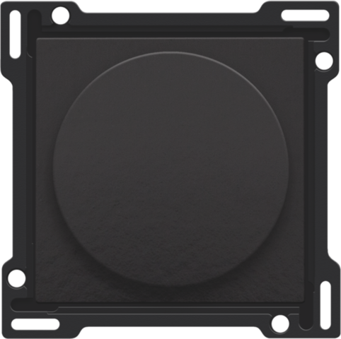 Finition variateur à bouton rotat./régul. vitesse, inc. bouton Bakelite® piano black Niko Pure