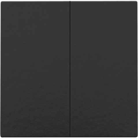 Bouton-poussoir double pour niko home control Bakelite® piano black Niko Pure