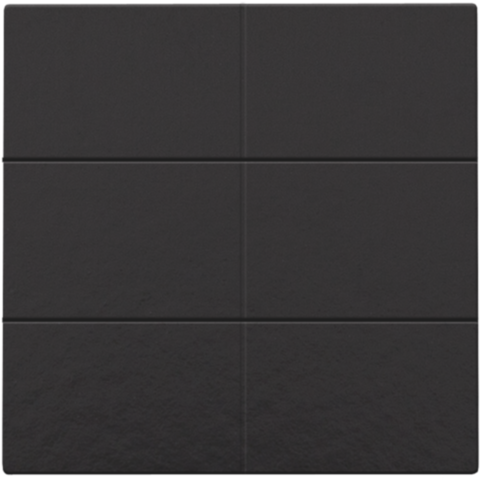 Bouton-poussoir sextuple pour niko home control Bakelite® piano black Niko Home Control