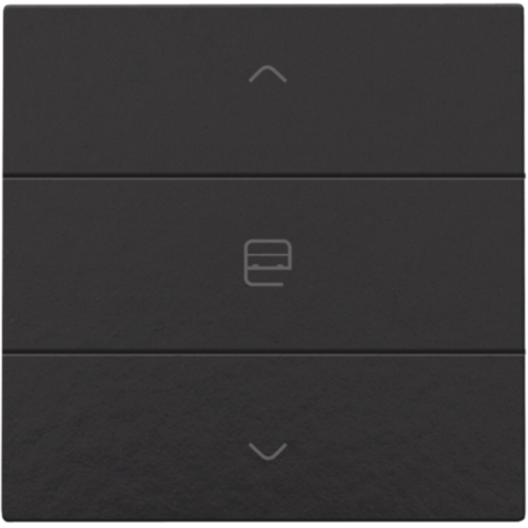 Commande de moteur simple pour niko home control Bakelite® piano black Niko Home Control