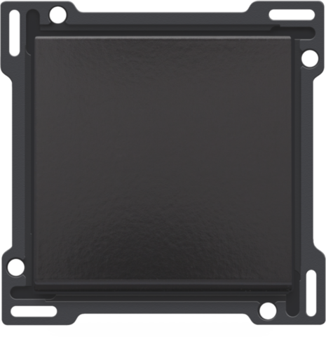 [NK200-61105] Set de finition interrupteur ou bouton-poussoir simple Bakelite® piano black