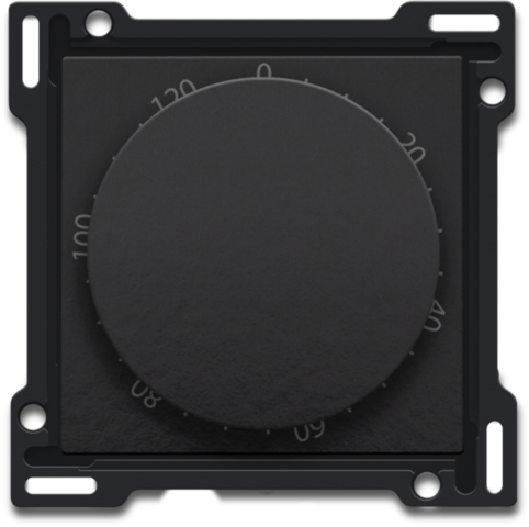 Set de finition minuterie réglable jusqu'a 120 min. Bakelite® piano black Niko Pure