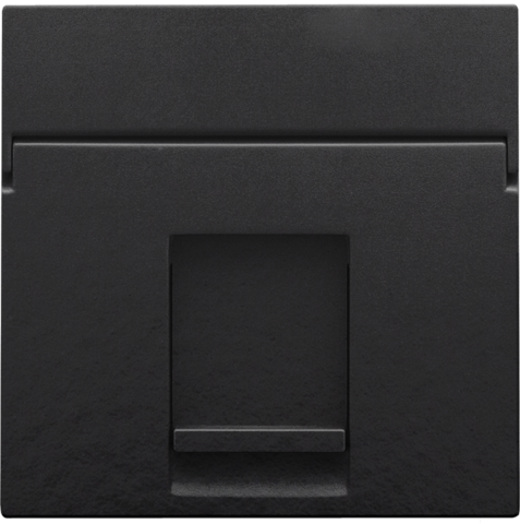 Enjoliveur data 1x rj Bakelite® piano black Niko Pure