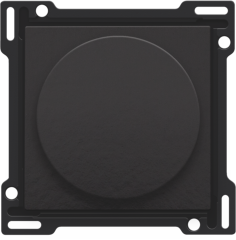 Set de finition 1-0-2 pour interrupteur rotatif pour moteurs Bakelite® piano black Niko Pure