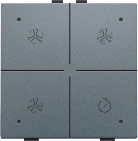 Commande de ventilation avec led pour niko home control Niko Home Control