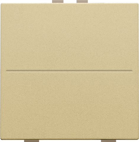 Touche simp. interrupteur/bouton-poussoir sans fil à 2 commandes gold coated Niko Home Control