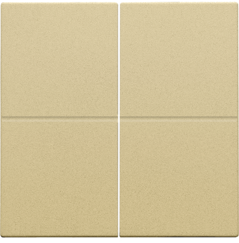 Set de finition interrupteur electr./bouton-poussoir quadruple Niko Home Control