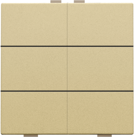 Bouton-poussoir sextuple pour niko home control Niko Home Control