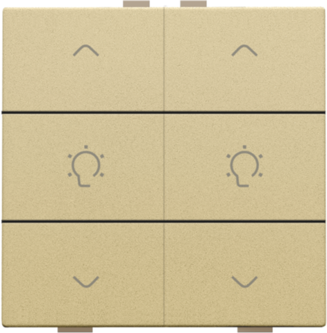 Commande de variateur double pour niko home control Niko Home Control