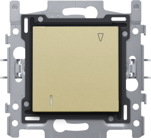 Interrupteur pour cartes d'hôtel 10a, assemblé, connexion rapide gold coated