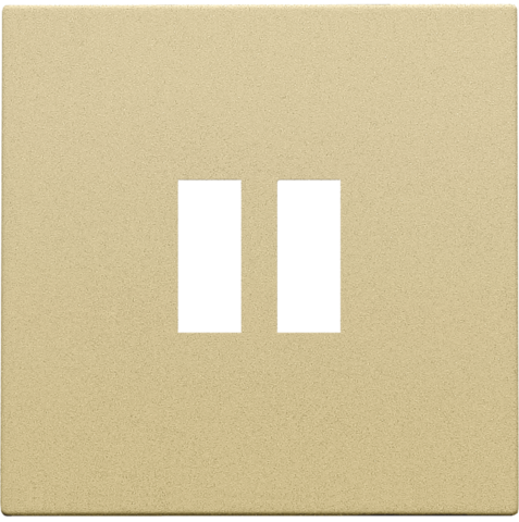 [NK221-68001] Set de finition double chargeur usb-a Niko Pure