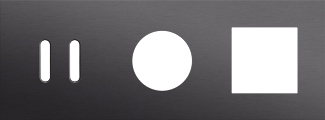 Plaque trpl h71 pr commut dbl + prise + fct,niko rocker alu black brushed Niko Rocker