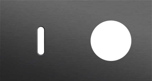 Plaque dbl h71 pr 1 commut smpl + 1 prise,niko rocker alu black brushed Niko Rocker