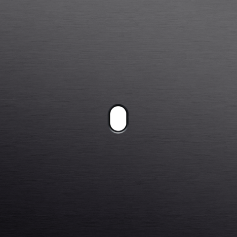 Plaque smpl pr 1 commut smpl,niko toggle alu black brushed Niko Toggle