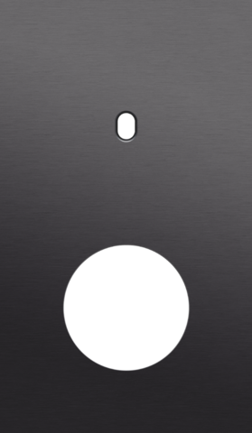 Plaque dbl v60 pr commut smpl + prise,niko toggle alu black brushed Niko Toggle