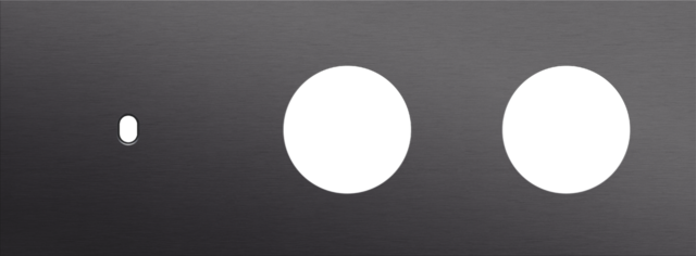 Plaque triple h71 pr 1 commut smpl + 2 prises,niko toggle alu black brushed Niko Toggle