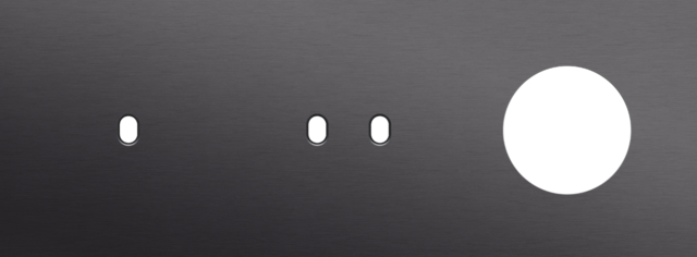 Plaque trpl h71 pr commut smpl + commut dbl + prise,niko toggle alu black brushed Niko Toggle