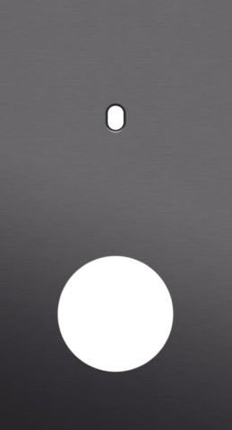 Plaque dbl v71 pr 1 commut smpl + 1 prise,niko toggle alu black brushed Niko Toggle