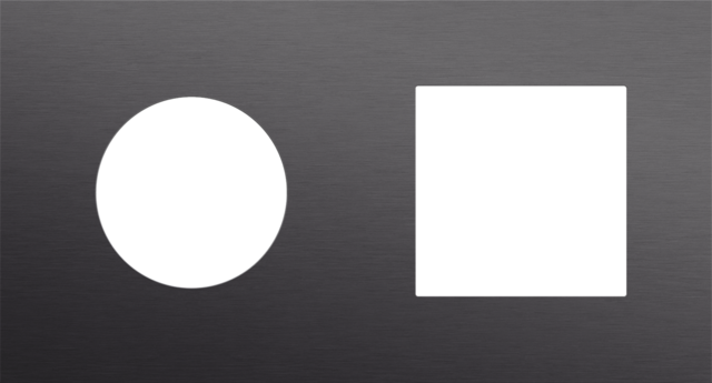 Plaque dbl h71 pr prise + fct,niko r&t alu black brushed