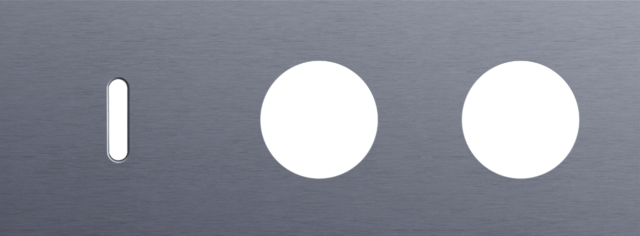 Plaque triple h71 pr 1 commut smpl + 2 prises,niko rocker alu blue grey brushed Niko Rocker