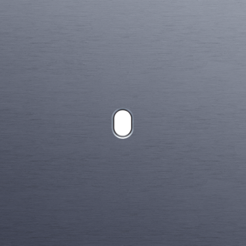 Plaque smpl pr 1 commut smpl,niko toggle alu blue grey brushed Niko Toggle