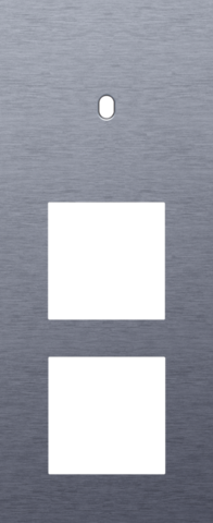 Plaque trpl v60 pr commut smpl + fct,niko toggle alu blue grey brushed Niko Toggle