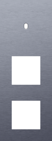 Plaque trpl v71 pr commut smpl + fct,niko toggle alu blue grey brushed Niko Toggle