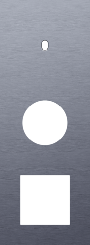 Plaque trpl v71 pr commut smpl + prise,niko toggle alu blue grey brushed Niko Toggle